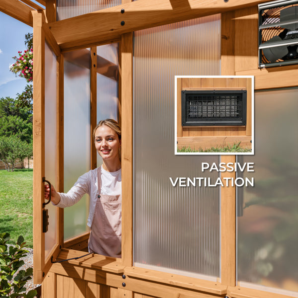 9x6 Poppy Greenhouse – view 6