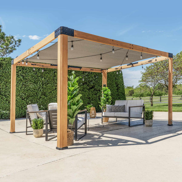 12x10 Brendan Sail Shade Pergola – Pergola