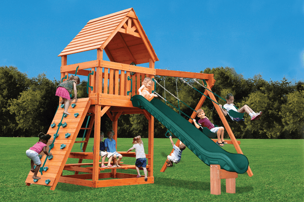 Turbo Original Fort Combo 2 Wood Roof Playset