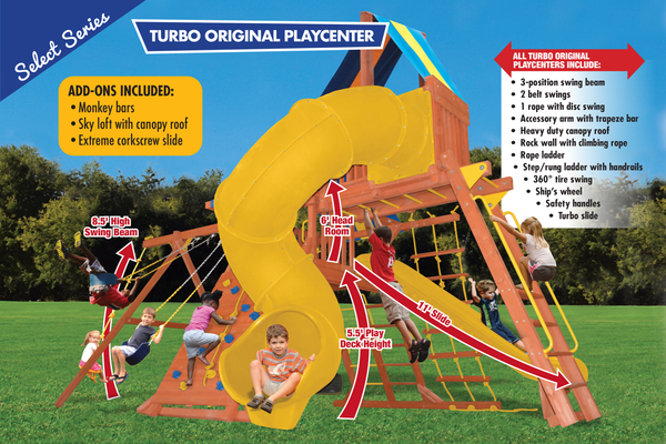 Turbo Original Playcenter Combo 5 Features
