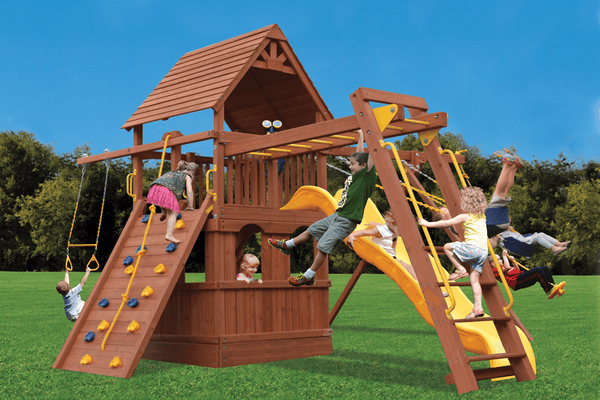 Deluxe Fort Combo 3 with Playhouse Installation
