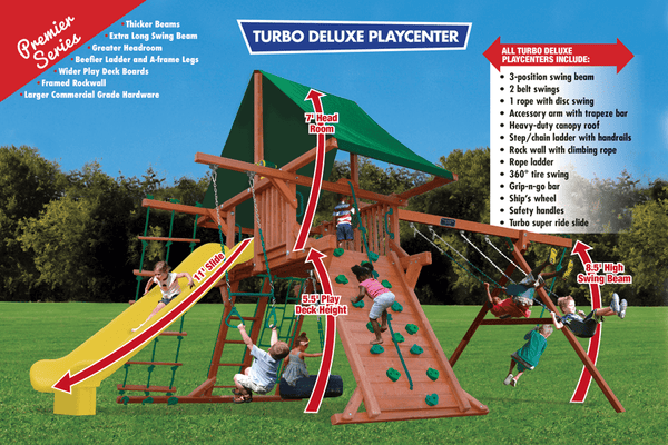 Turbo Deluxe Playcenter Combo 2 Features