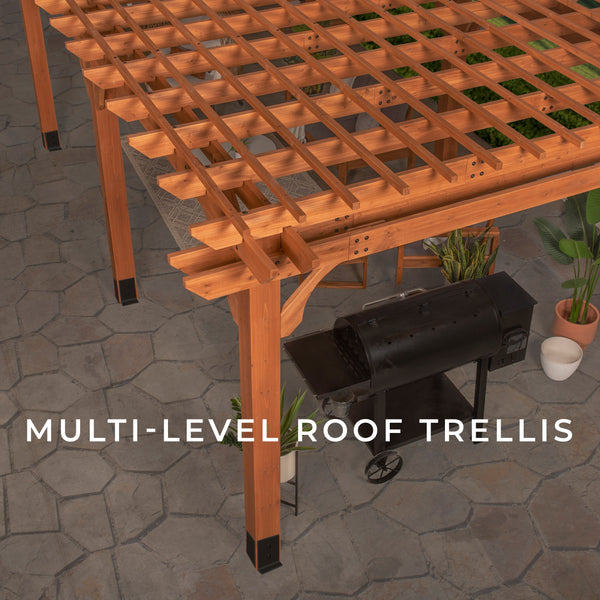 20x12 Beaumont Pergola – view 7