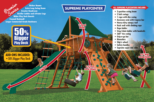 Supreme Playcenter Combo 2 XL Features