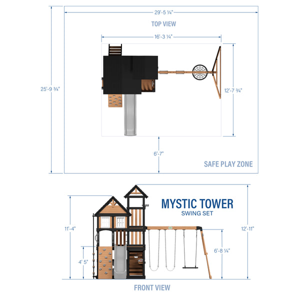Mystic Tower Swing Set â view 2