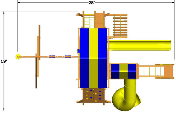 Extreme Playcenter Combo 5 Size