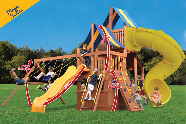 Original Fort High Roller Playset Size