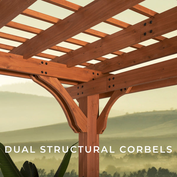 24x12 Beaumont Pergola – view 7