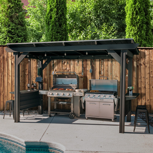 Rockport XL Steel Grill Gazebo – Grill Gazebo