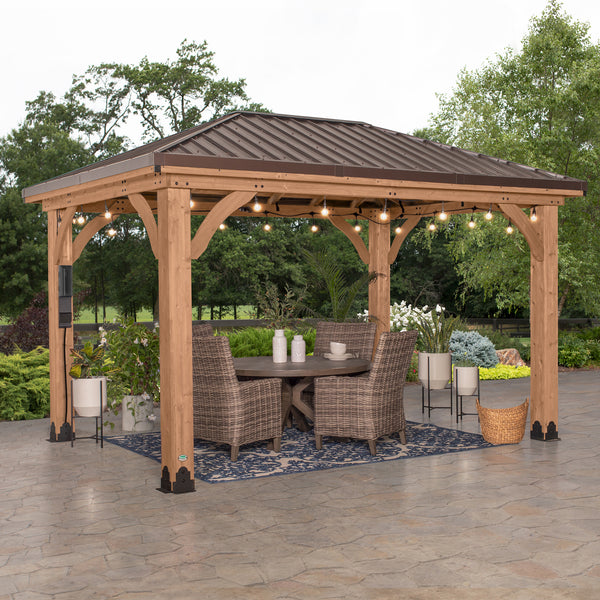 14x10 Cordova-Dark Brown – Gazebo