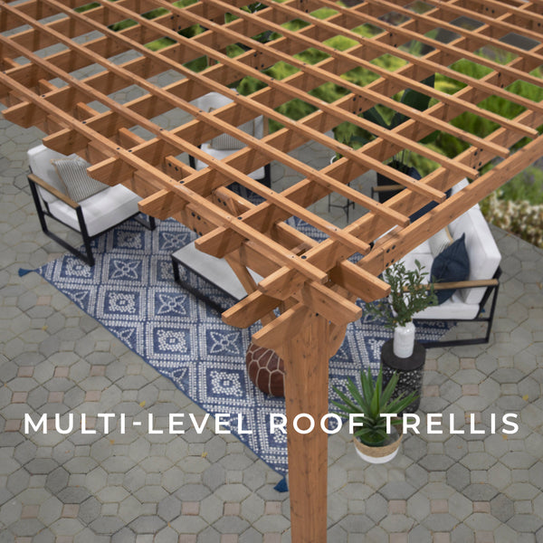 16x12 Beaumont Pergola – view 8