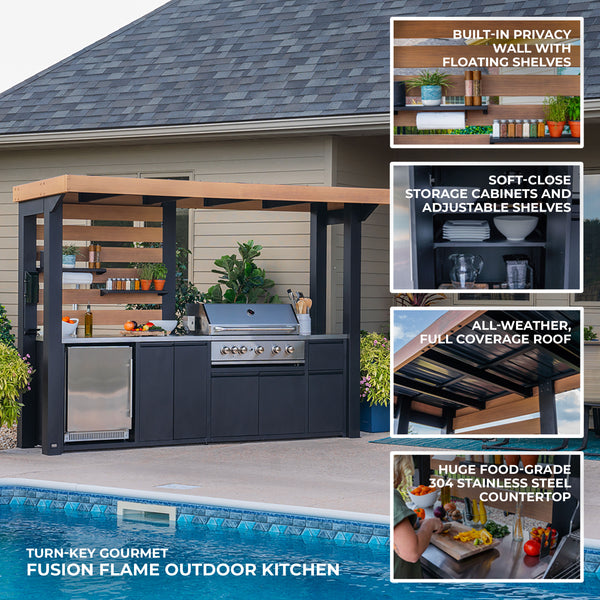 Fusion Flame Outdoor Kitchen – view 5