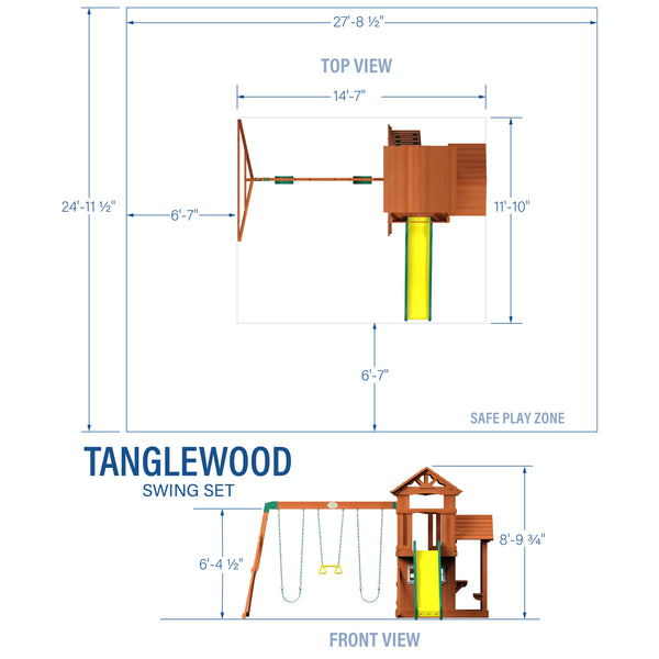 Tanglewood Swing Set – view 2