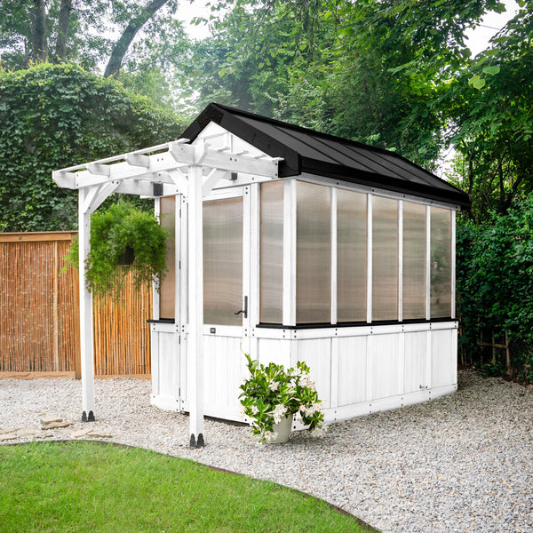 9x6 White Bellerose Greenhouse – Greenhouse