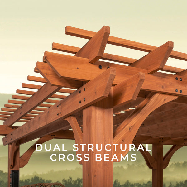 20x12 Beaumont Pergola – view 6