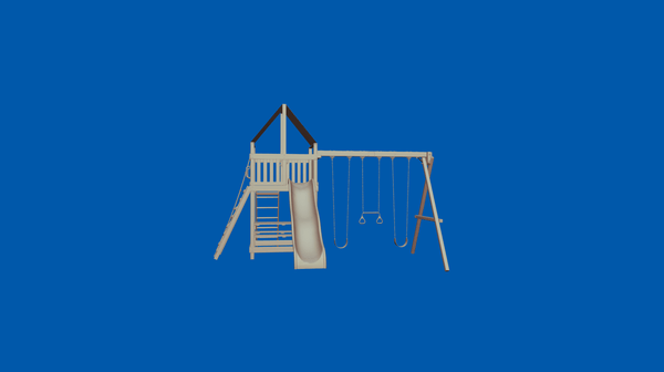 Original Fort Combo 2 Wood Roof Swingset