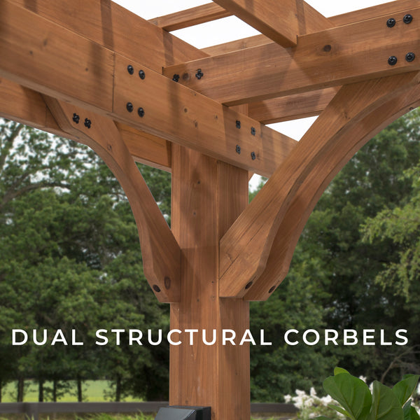 16x12 Beaumont Pergola – view 6