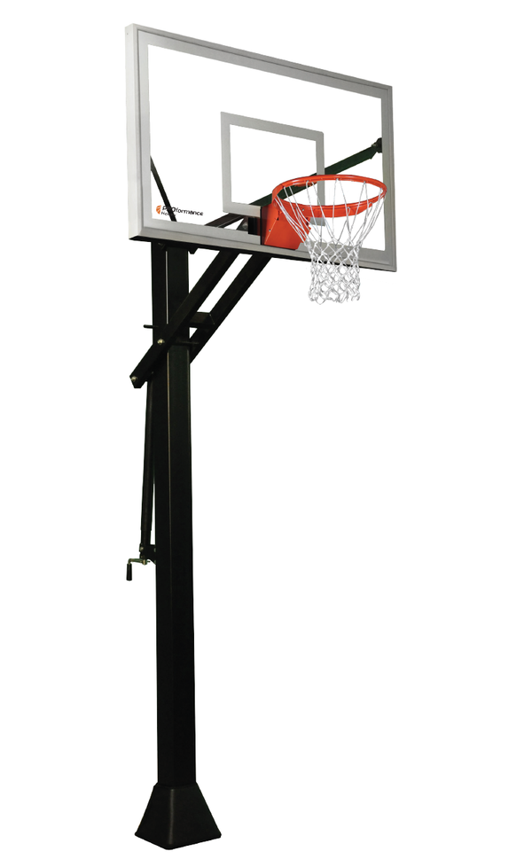 proclassic-660-basketball-hoops Installed
