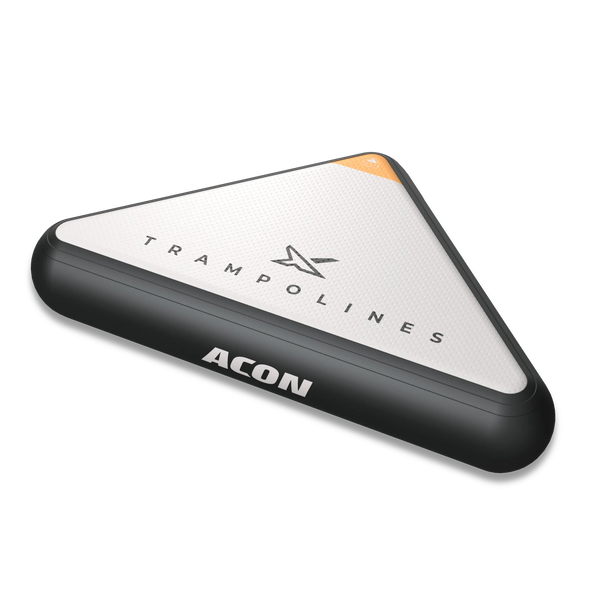 Black and white triangular object