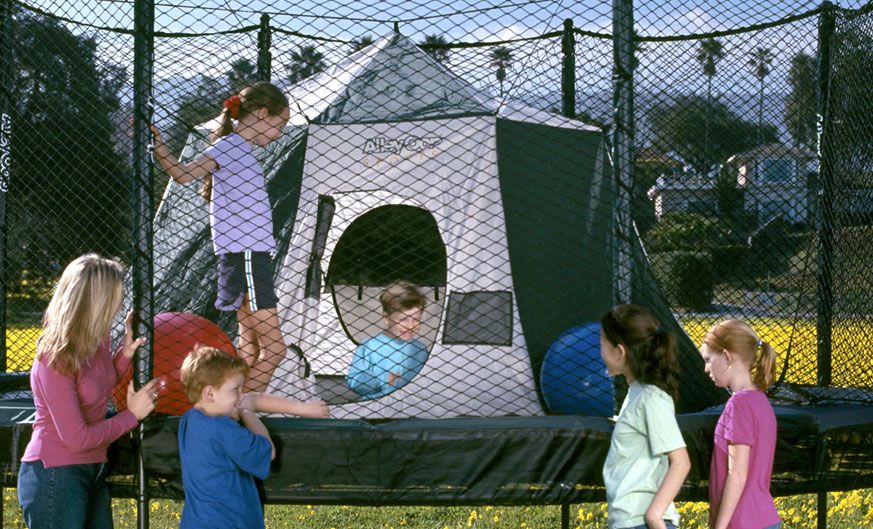 trampoline tent AlleyOOP Outback Trampoline Tent