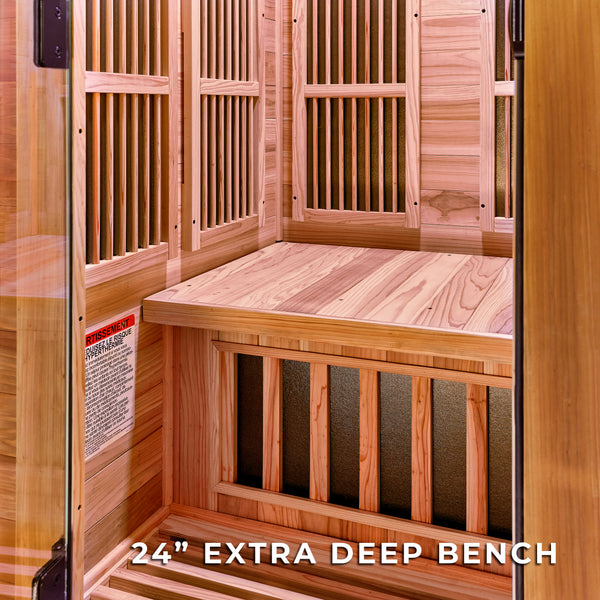 Rylan Indoor Infrared Sauna – 1 Person – view 6