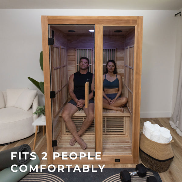 Rylan Indoor Infrared Sauna – 2 Person – view 5
