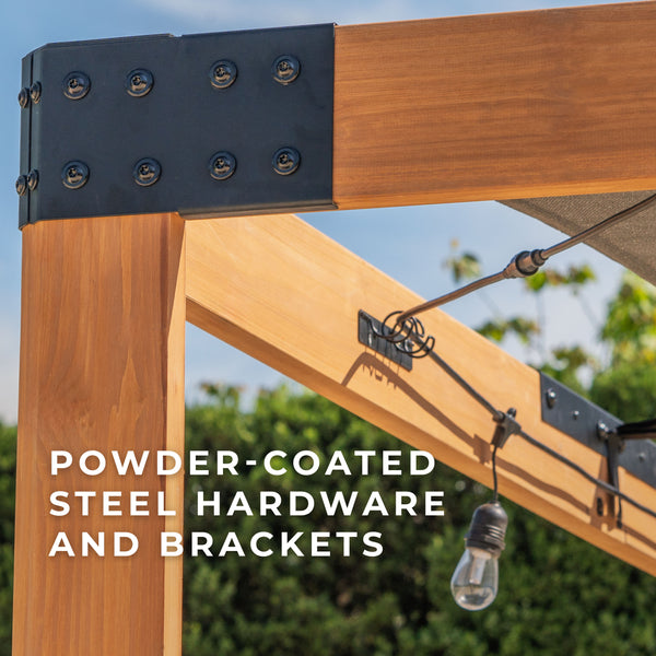 12x10 Brendan Sail Shade Pergola – view 6
