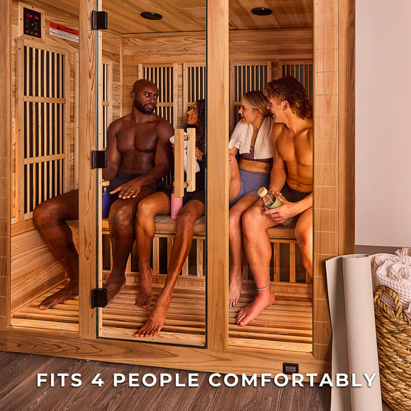 Rylan Indoor Infrared Sauna – 4 Person – view 5
