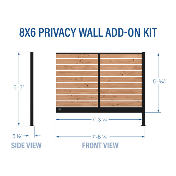 Privacy Wall Add-on Kit â view 2