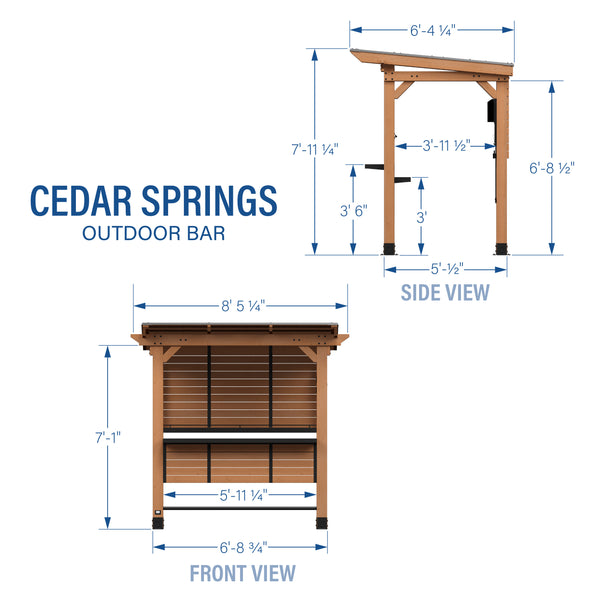 Cedar Springs Outdoor Bar – view 2
