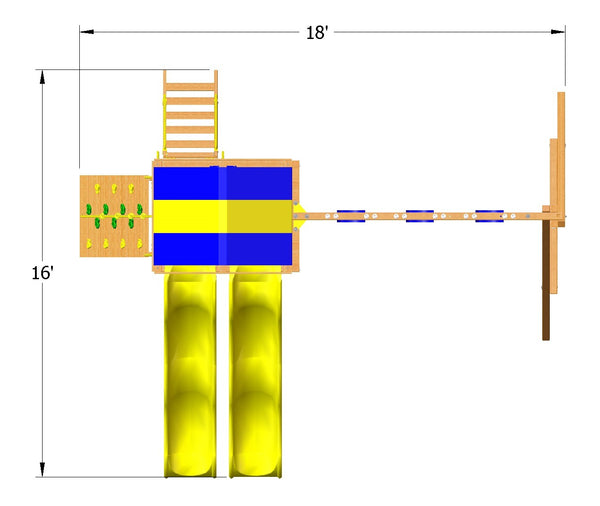 Original Fort Double Trouble Size