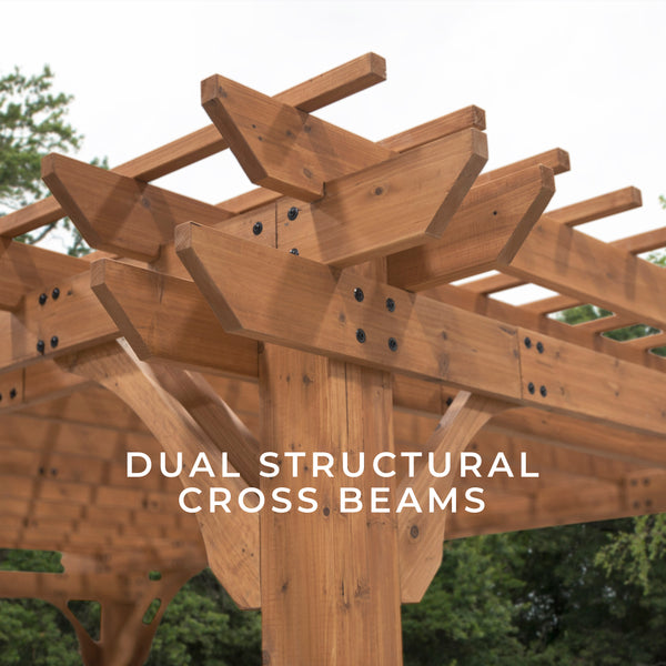 16x12 Beaumont Pergola – view 5