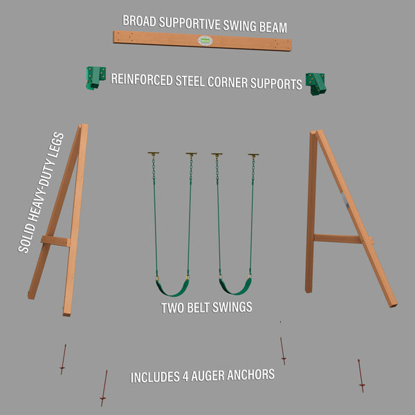 Heavy-Duty Durango Swing Set â view 7