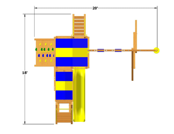 Turbo Deluxe Fort Combo 4 Size