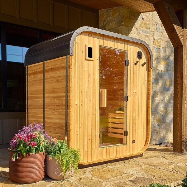 Lennon Outdoor Cube Sauna – 2-4 Person – Sauna