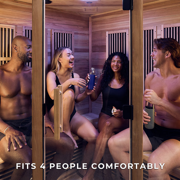 Rylan Indoor Infrared Corner Sauna – 4 Person – view 5