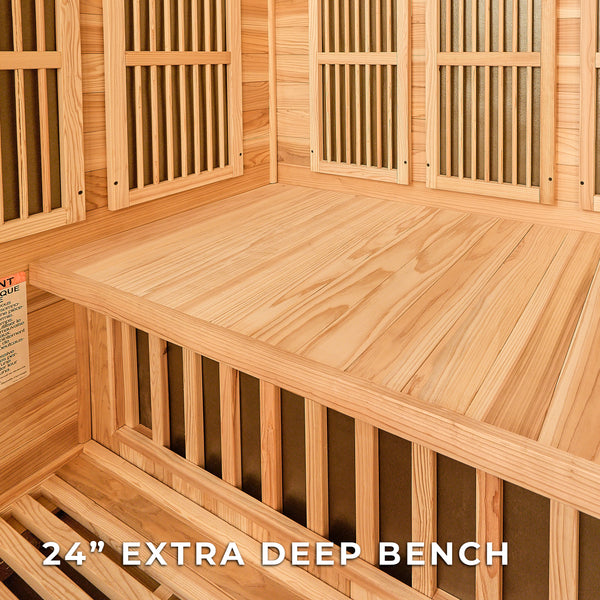 Rylan Indoor Infrared Sauna – 4 Person – view 6