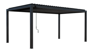 Sarasota Steel Louvered Pergola – 18 x 10 ft