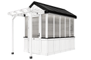 Bellerose Greenhouse – 9 x 6 ft, White