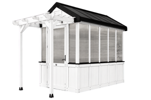 Bellerose Greenhouse – 9 x 6 ft, White