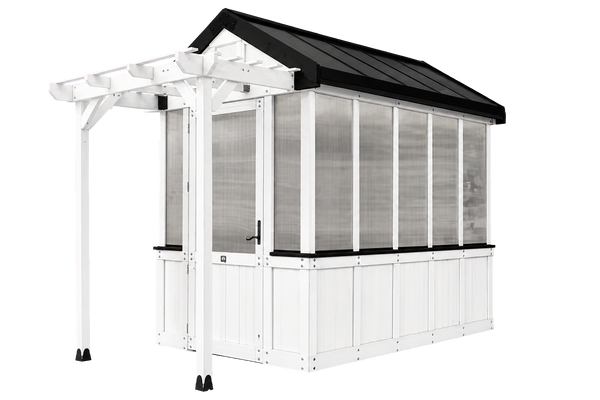 Transparent-background main image for 9x6 White Bellerose Greenhouse