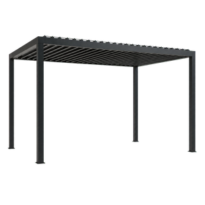 Sarasota Steel Louvered Pergola – 14 x 10 ft