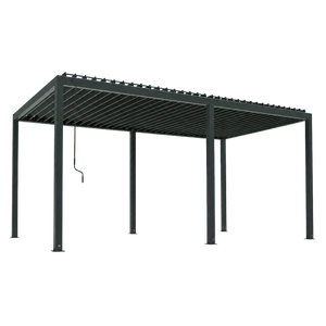 Sarasota Steel Louvered Pergola – 20 x 10 ft