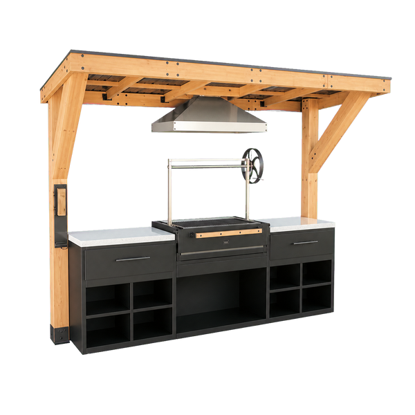 Transparent-background main image for Timber Rock Outdoor Argentine Grill Cook Station