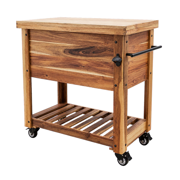 Transparent-background main image for 100 Quart Patio Cooler - Acacia