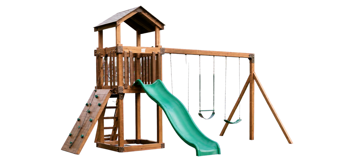 Adventure World Busy Basecamp B44-6 Vinyl Playset | Fenceworks