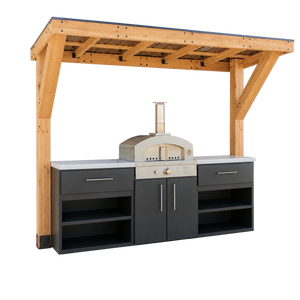 Timber Rock Outdoor Pizza Oven Cook Station
