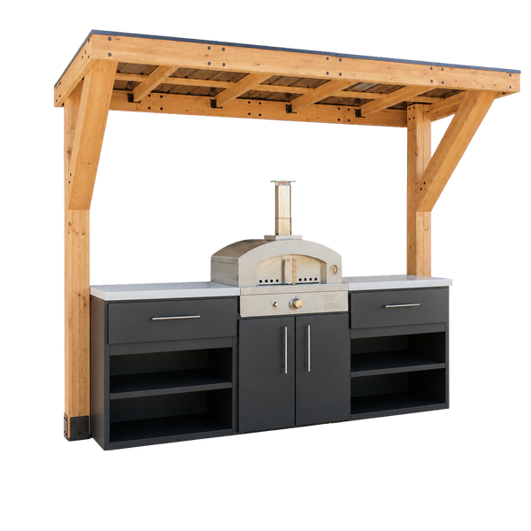 Transparent-background main image for Timber Rock Outdoor Pizza Oven Cook Station