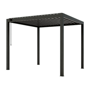Sarasota Steel Louvered Pergola – 10 x 10 ft