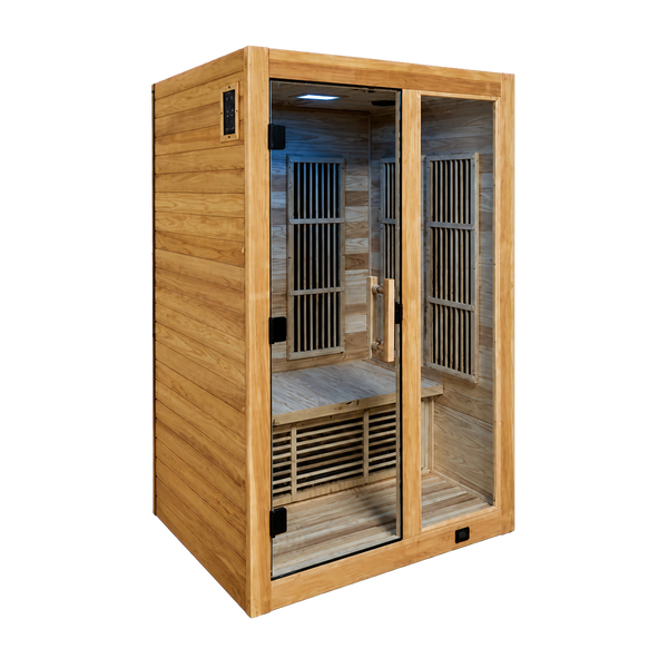 Transparent-background main image for Rylan Indoor Infrared Sauna – 2 Person